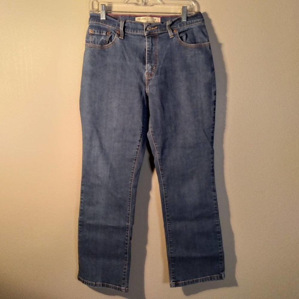 Levi's 550 Relaxed Bootcut Medium Wash Jeans Size 12